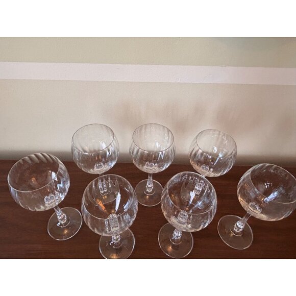 Mikasa Crystal Wine/Water Glasses Melody Goblets 7 6/8 In. - Picture 3 of 4